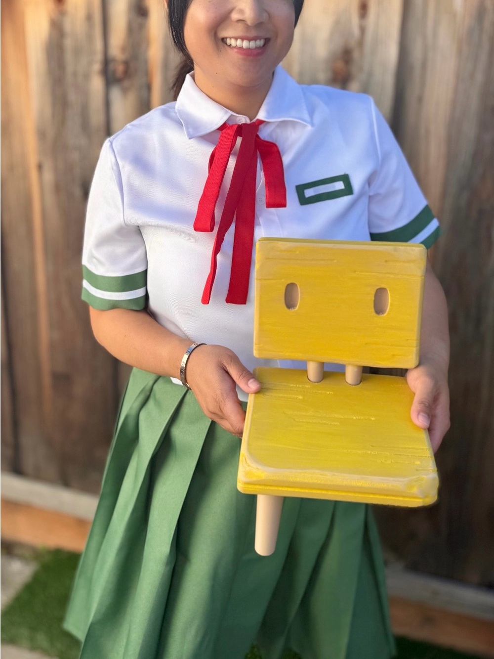 Suzume Cosplay Bundle – Full Outfit + Souta Chair Prop (Complete Set)